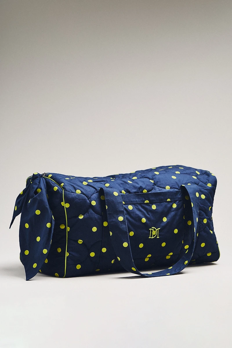 Damson Madder x Anthropologie Quilted Polka Dot Weekender
