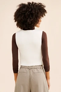 English Factory Ribbed Sweater Vest