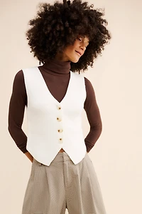 English Factory Ribbed Sweater Vest