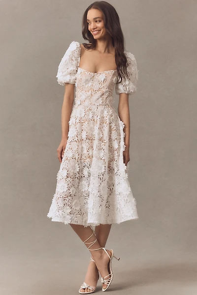 Helsi Mallory Lace Fit & Flare Midi Dress