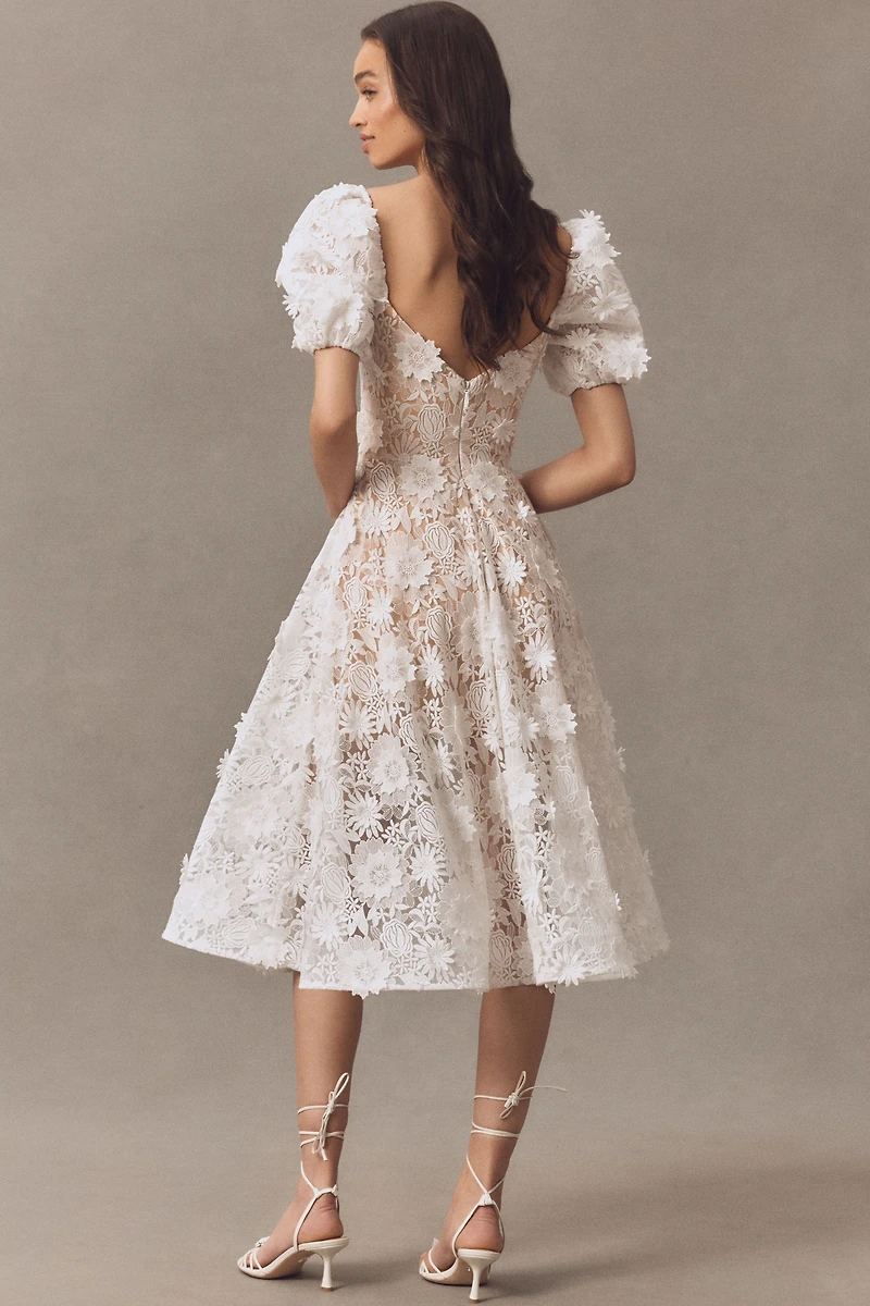 Helsi Mallory Lace Fit & Flare Midi Dress