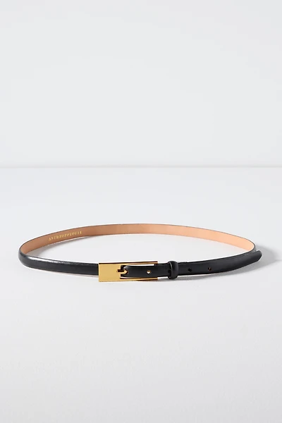 Skinny Square Buckle Belt