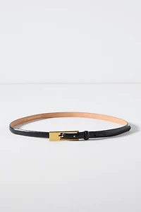 Skinny Square Buckle Belt