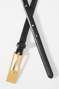 Skinny Square Buckle Belt