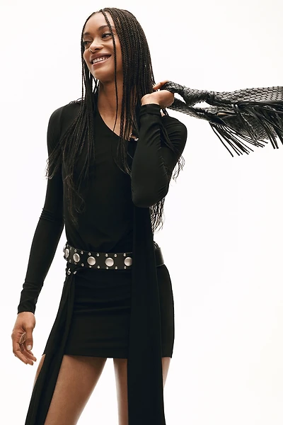 By Anthropologie Studded Wide Belt