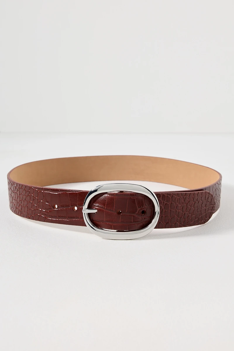 Oval Buckle Belt