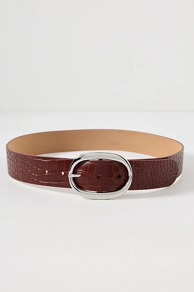 Oval Buckle Belt