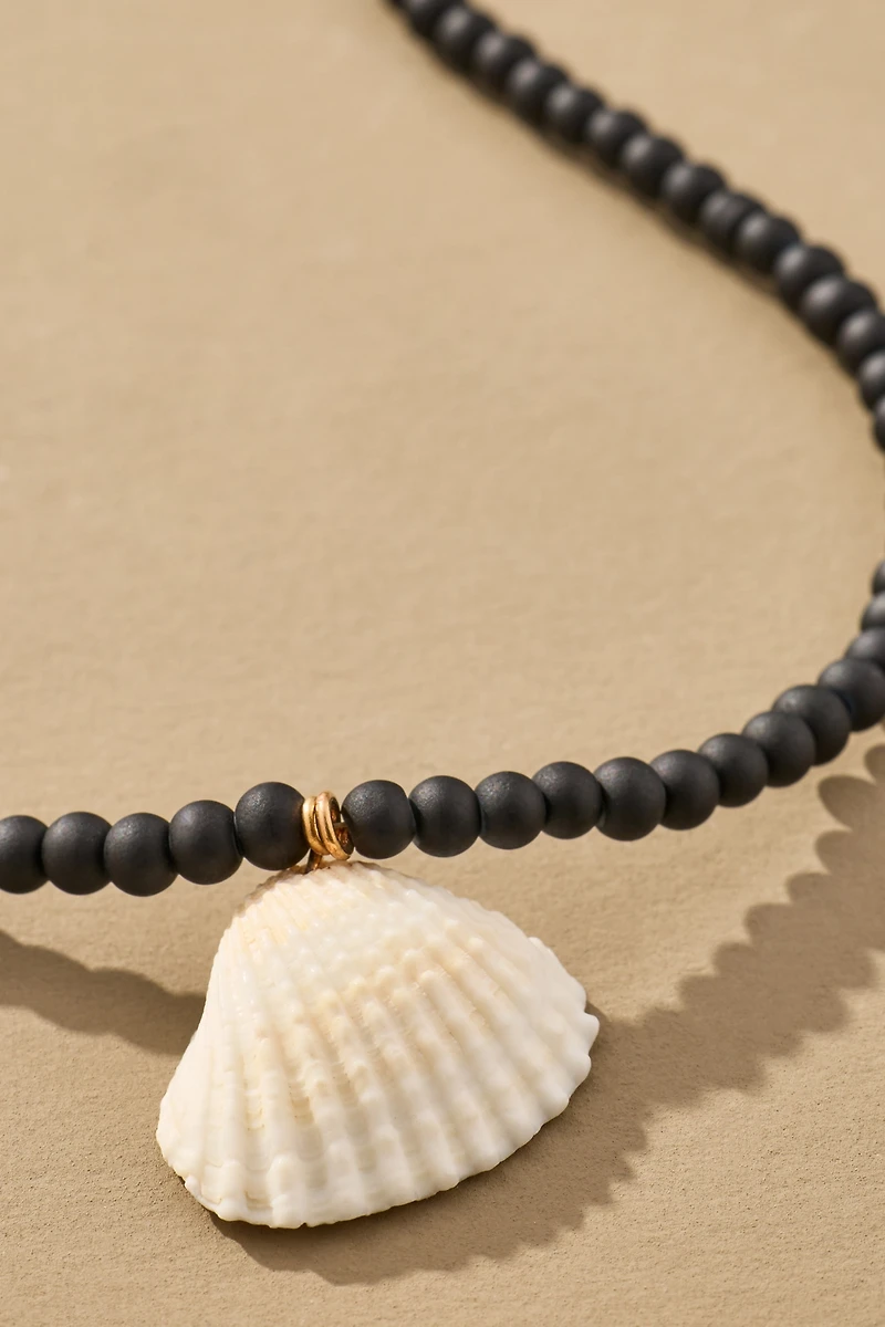 Casa Clara Hailee Pearl Shell Pendant Necklace