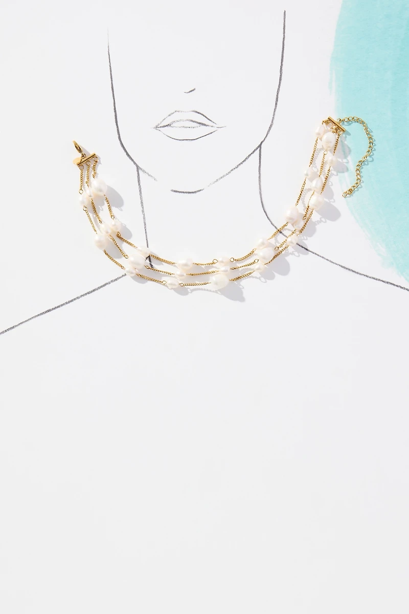 Petit Moments Eternal Layered Pearl Necklace