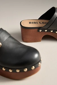Bibi Lou Platform Studded Clogs