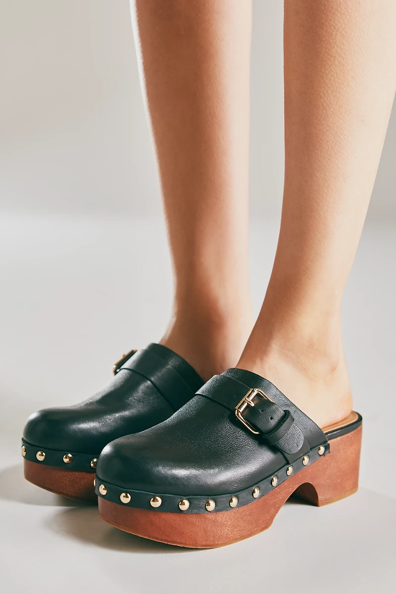 Bibi Lou Platform Studded Clogs