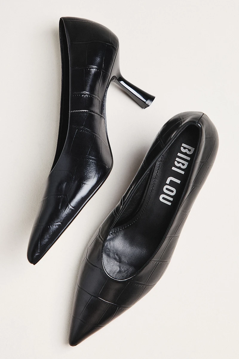 Bibi Lou Pointed-Toe Pumps