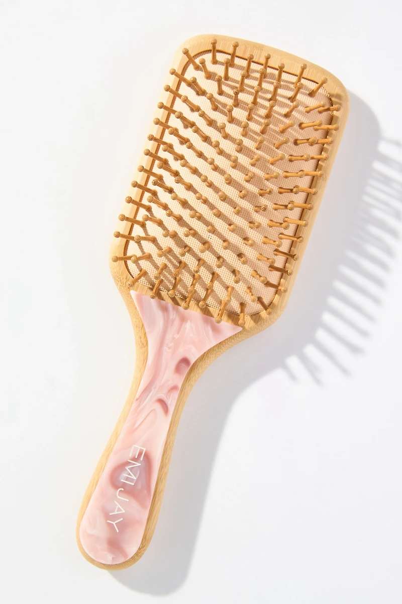 Emi Jay Pink Chantilly Bamboo Paddle Brush 