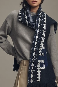 Damson Madder Rhona Scarf