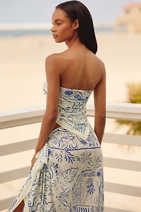 Vismaya Printed Cotton Scarf Top