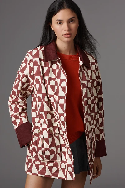 SZ Blockprints Patterned Swing Coat