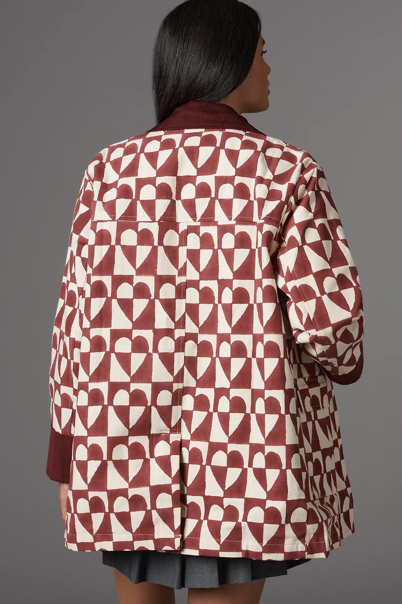 SZ Blockprints Patterned Swing Coat