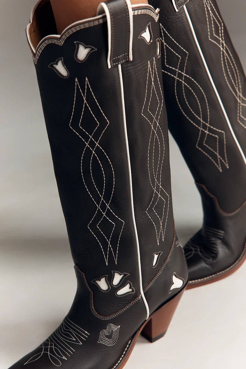 Besita Sunny Inlay Tall Western Boots