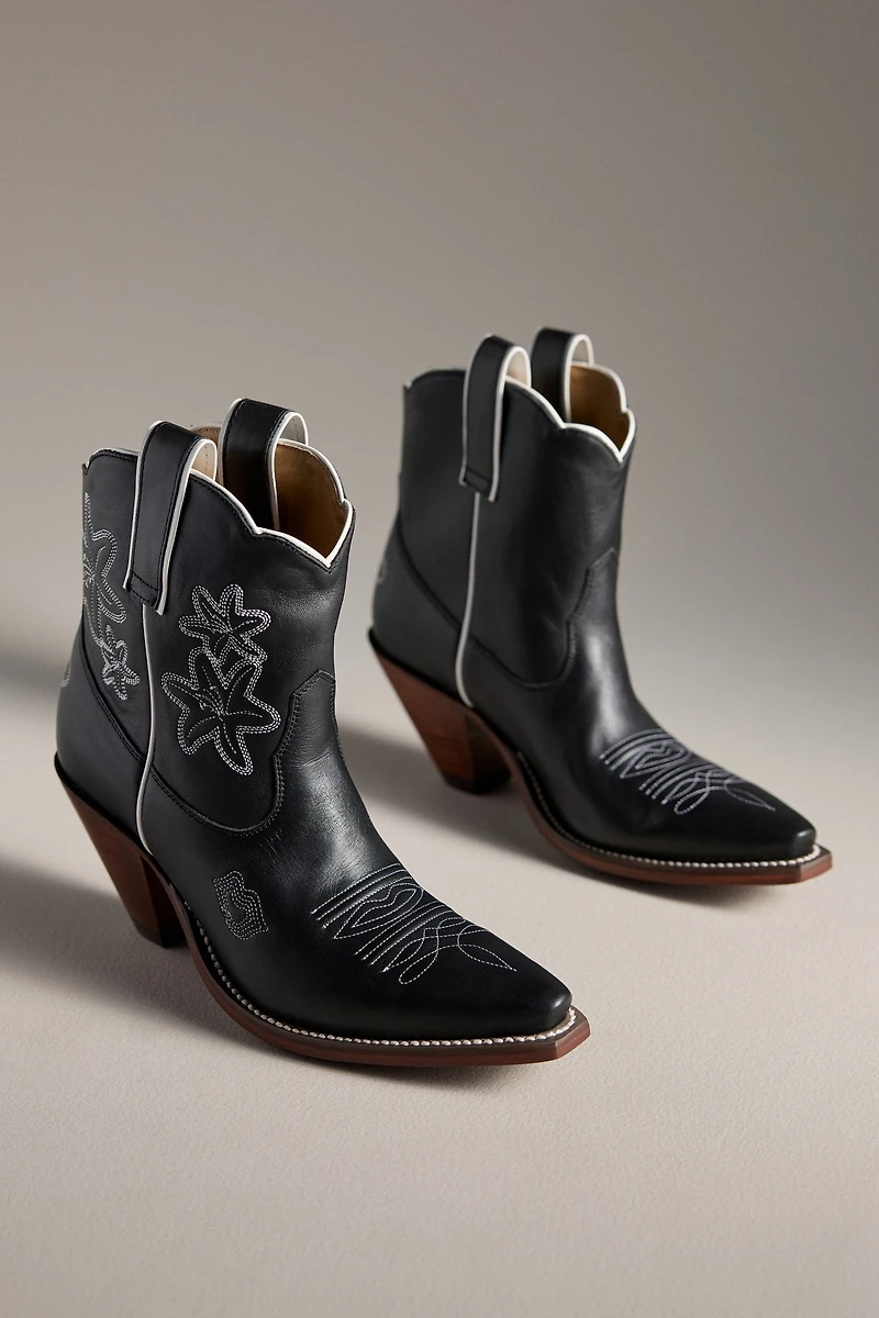 Besita Bliss Embroidered Ankle Boots