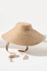 Brunna.Co Reign Jute Straw Bucket Hat