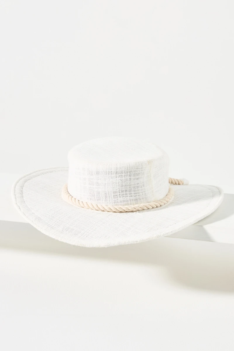 Brunna.Co Tatami Linen Jute Boater