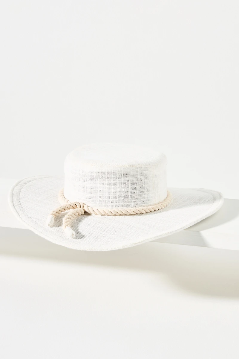 Brunna.Co Tatami Linen Jute Boater