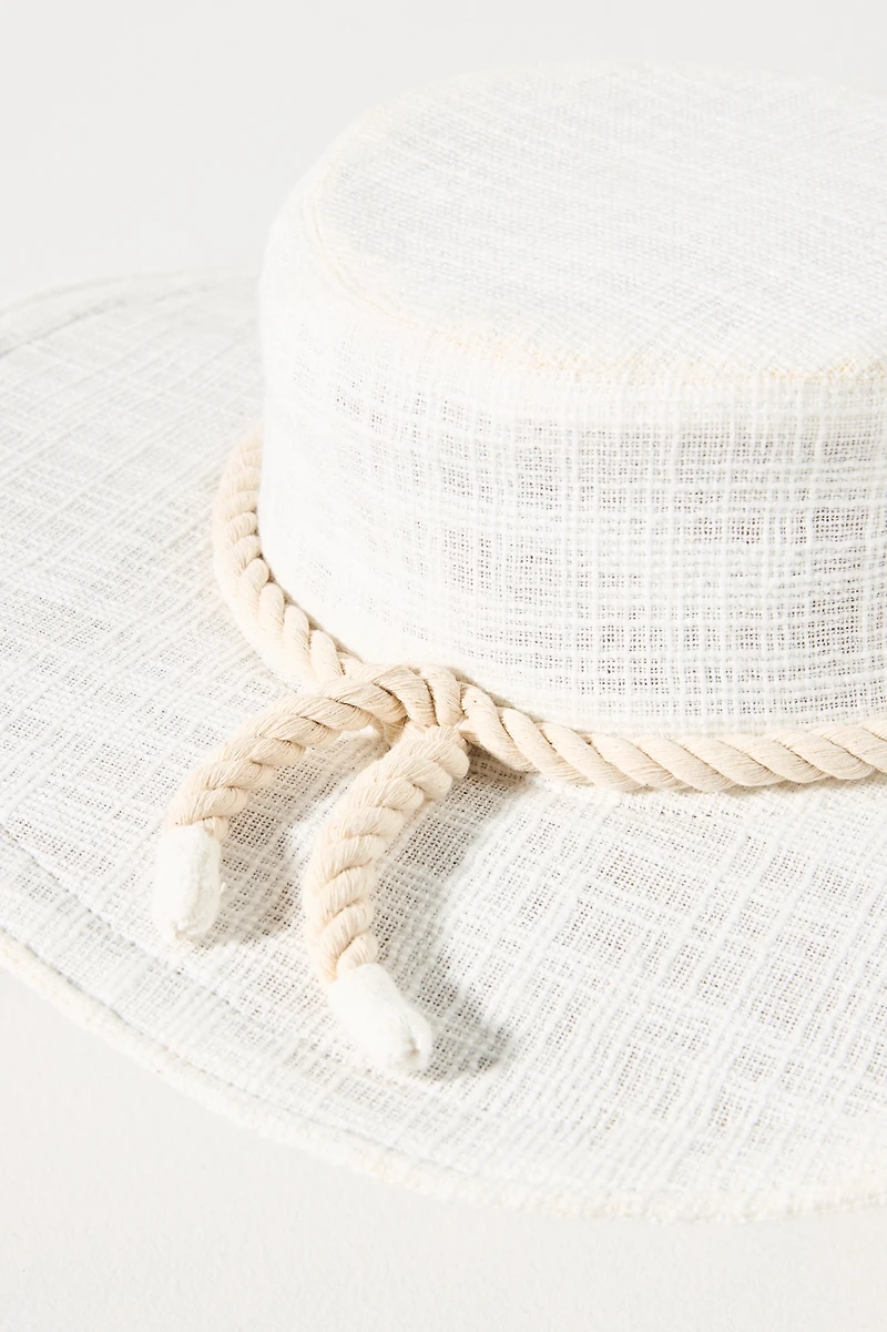 Brunna.Co Tatami Linen Jute Boater