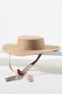 Brunna.Co Loli Jute Boater Hat