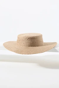 Brunna.Co Loli Jute Boater Hat