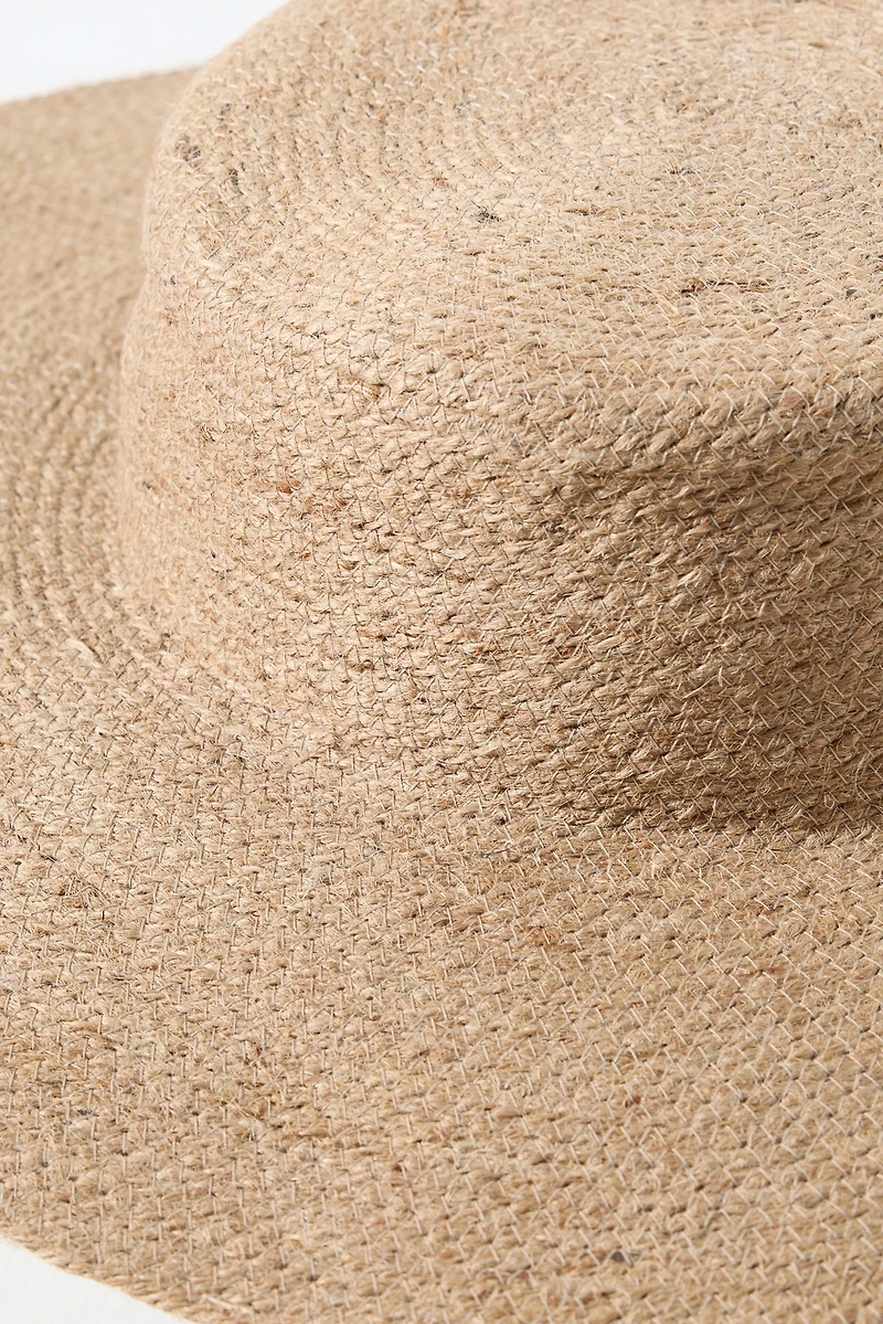 Brunna.Co Loli Jute Boater Hat