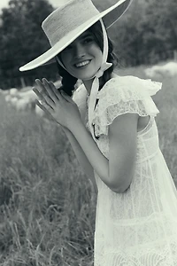 Brunna.Co Loli Jute Boater Hat
