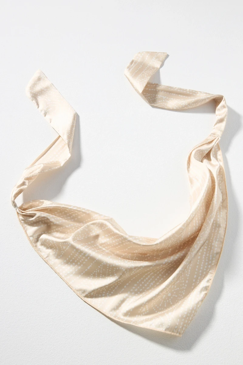 Dotted Print Hair Scarf