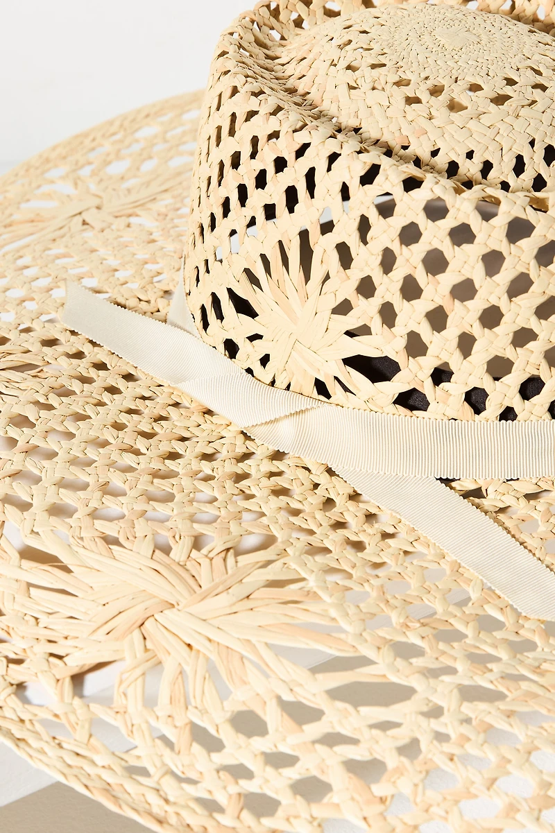Freya Meringue Straw Boater