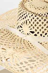 Freya Meringue Straw Boater