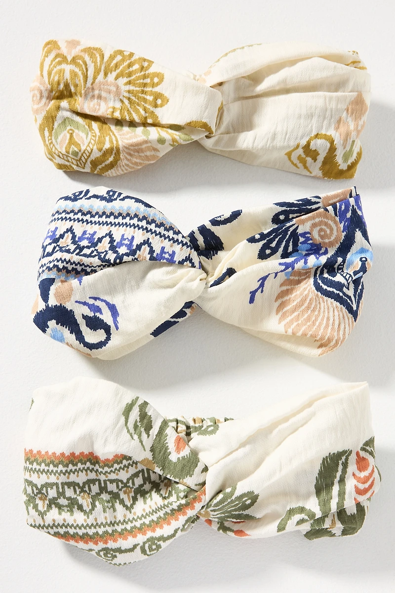Boho Print Twist Headband