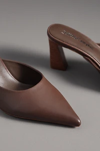 Jeffrey Campbell Unamused Pointed-Toe Heeled Mules