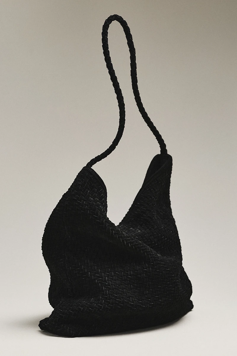 Bembien Sera Woven Suede Slouchy Tote Bag