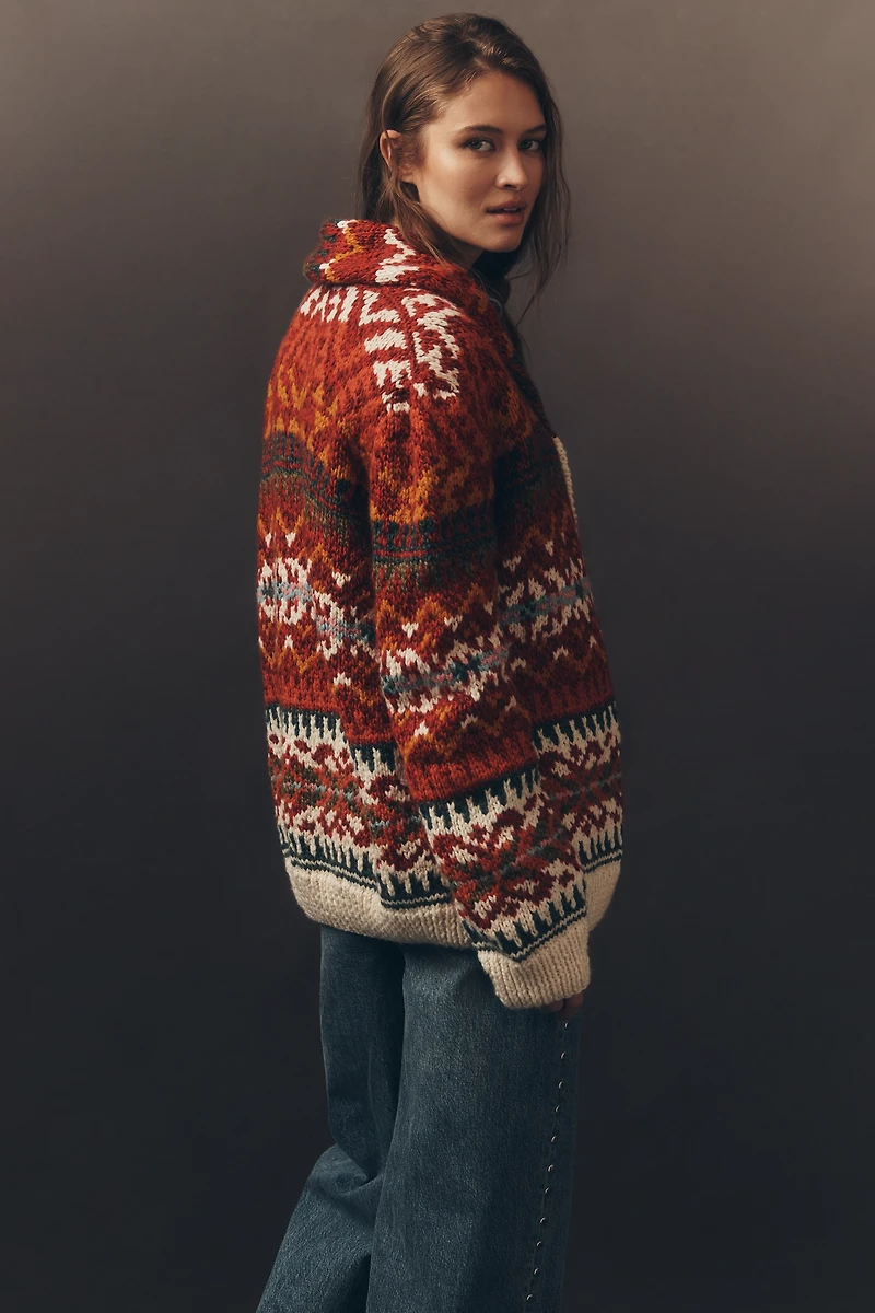 Frantic Wool Christmas Cardigan Sweater