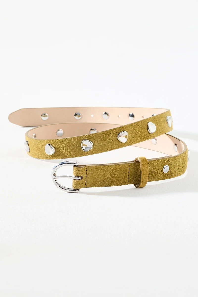 rag & bone Brynn Studded Suede Belt
