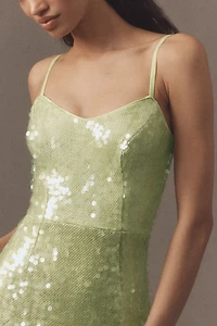 Dress the Population Giovanna Sleeveless Sequin Mermaid Maxi