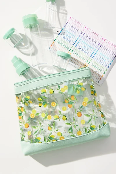 Miamica Capri Refresh 10-Piece Travel Bottle Set 