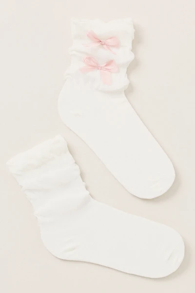 Casa Clara Primrose Bow Detail Socks