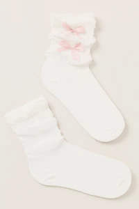 Casa Clara Primrose Bow Detail Socks