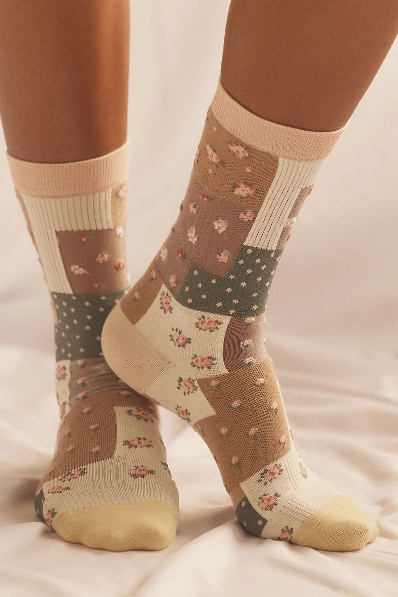 Casa Clara Rae Patch Socks