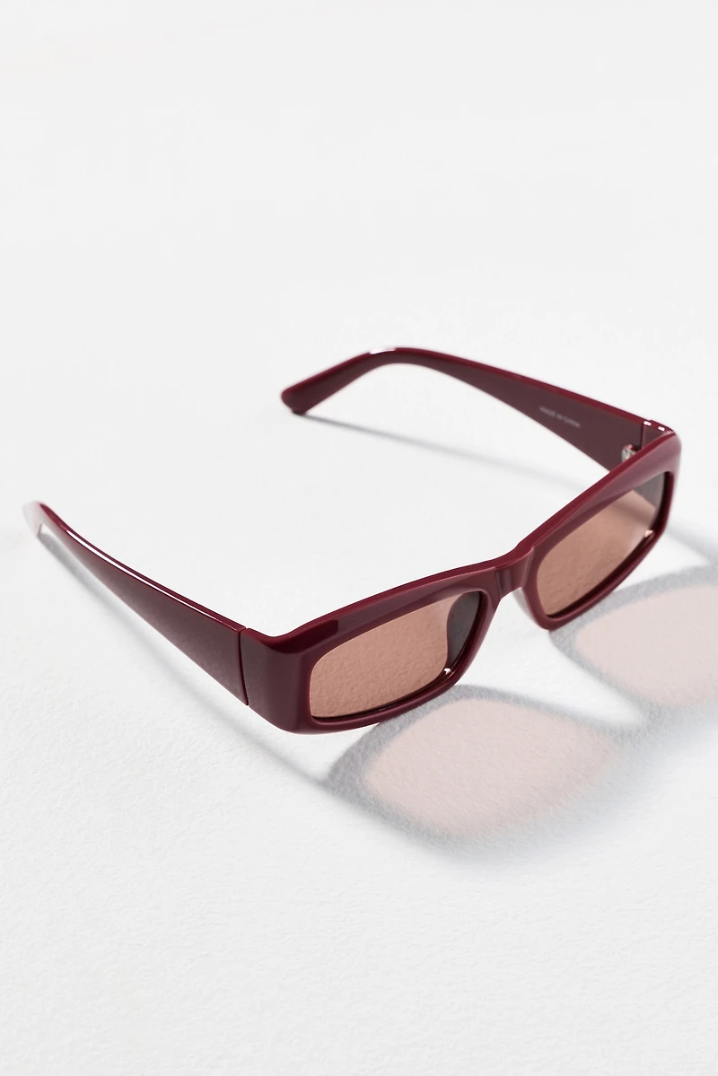Elite Eyewear Slim Rectangle Sunglasses