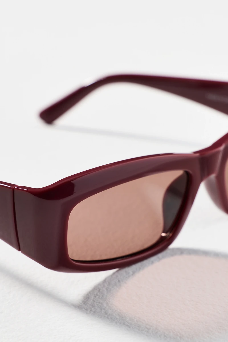 Elite Eyewear Slim Rectangle Sunglasses