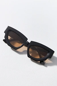 Elite Sharp-Edge Cat-Eye Sunglasses