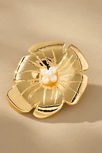 Christina Caruso Large Poppy Flower Earrings