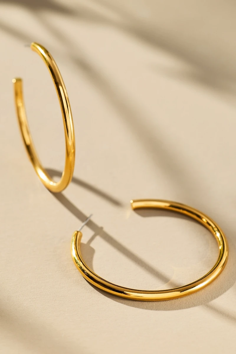 Christina Caruso Wire Hoop Earrings