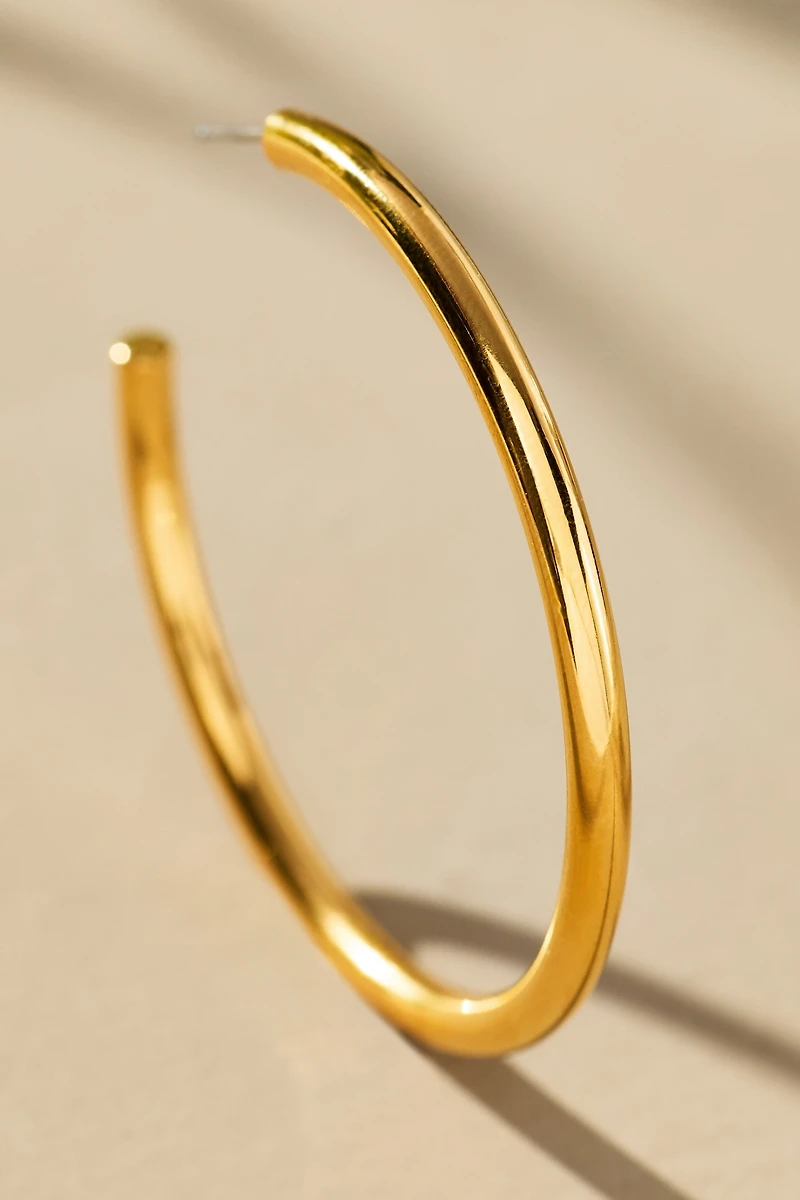 Christina Caruso Wire Hoop Earrings